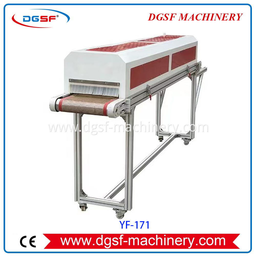 Flat Type NIR Drying Machine for Leather Belt Coloring 